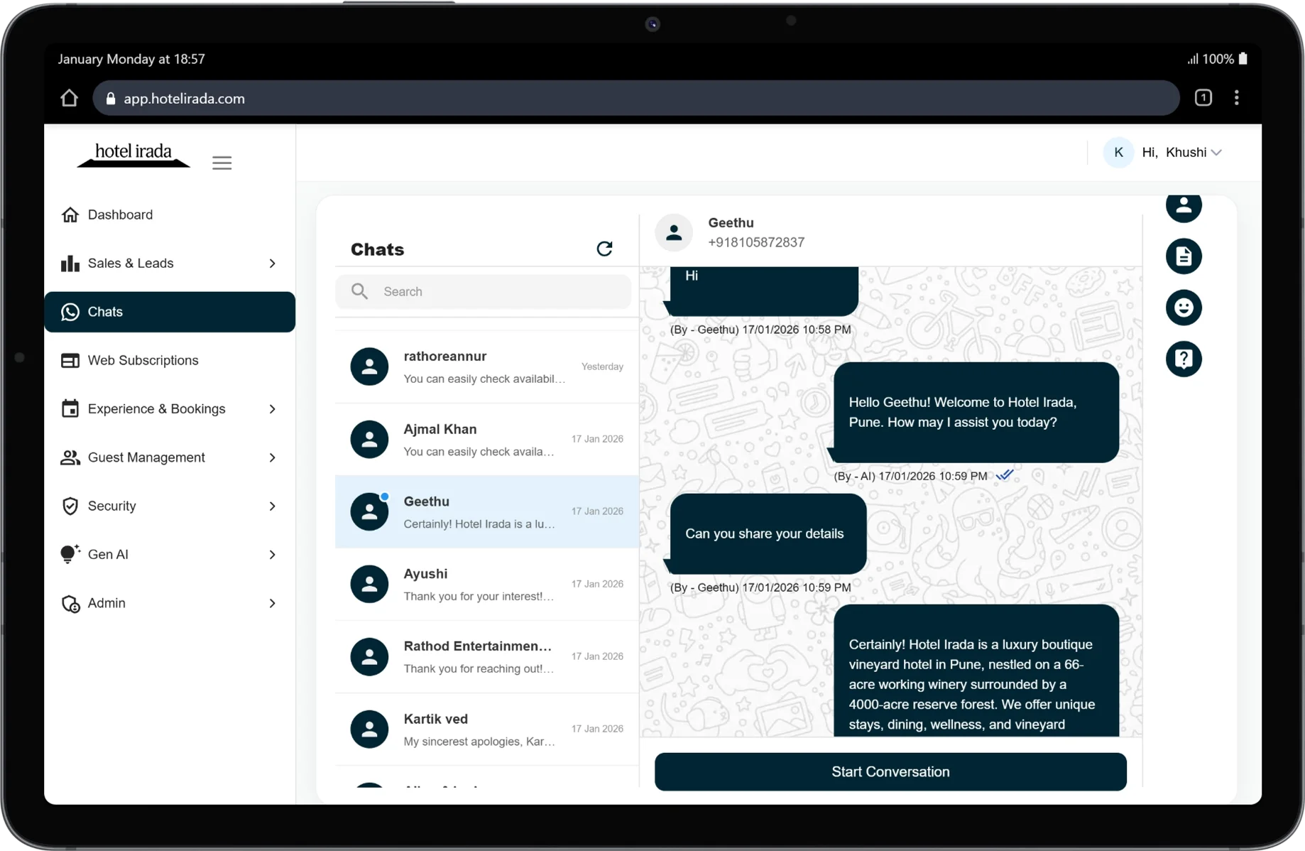 Manage WhatsApp Conversations in One Place